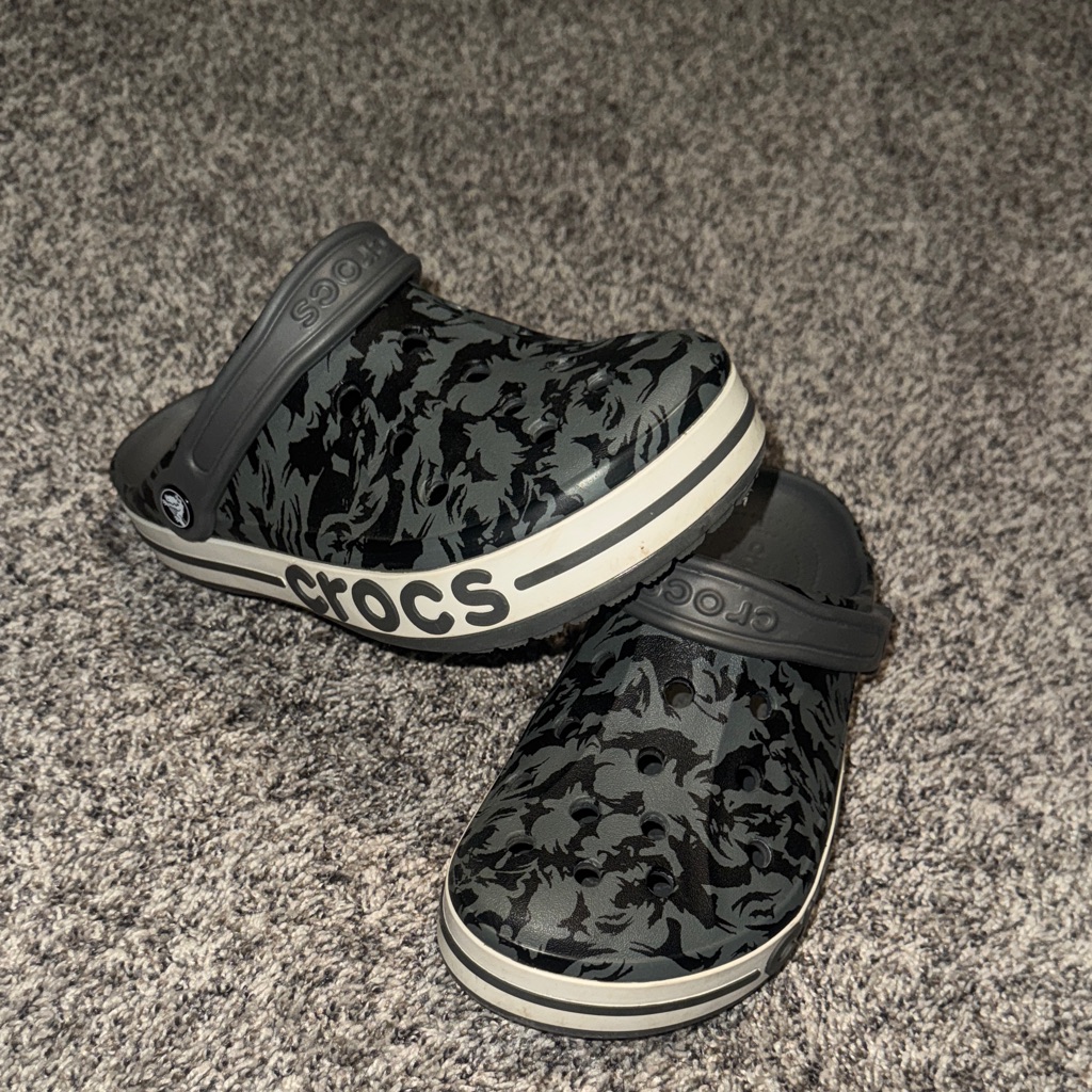 Crocs Gray Camo Crocs
